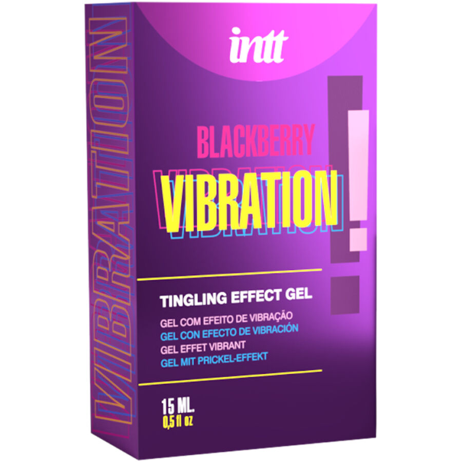 INTT RELEASES - LIQUID VIBRATING GEL BLACKBERRY FLAVOR 15 ML