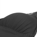 SUBBLIME - BLACK FLORAL LACE DETAIL TEDDY L/XL