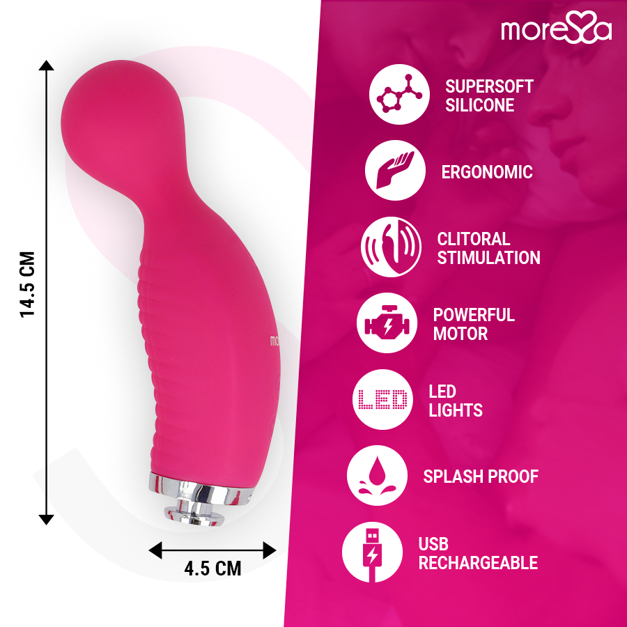 MORESSA - KIRK DUO SUCTION + MULTI-PERFORMANCE MASSAGER PREMIUM SILICONE RECHARGEABLE