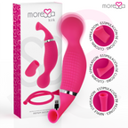 MORESSA - KIRK DUO SUCTION + MULTI-PERFORMANCE MASSAGER PREMIUM SILICONE RECHARGEABLE