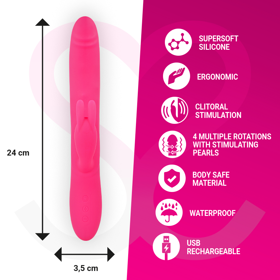 MORESSA - SOMER PREMIUM VIBRATOR MIT MEHRFACHER ROTATION