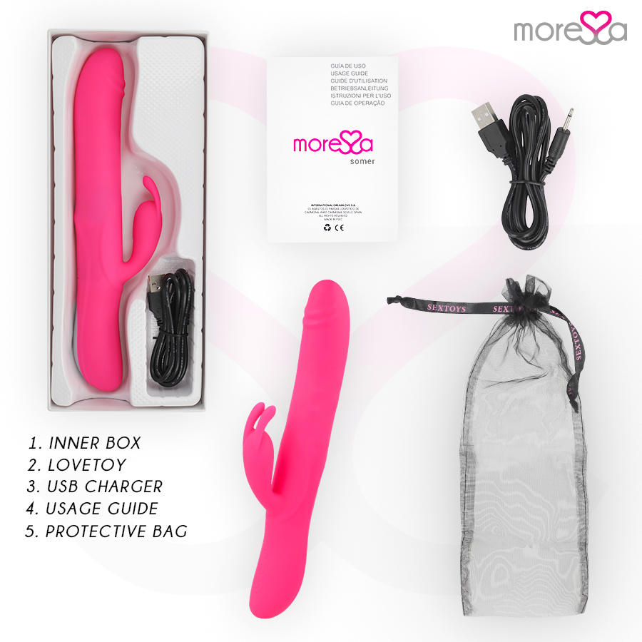 MORESSA - SOMER PREMIUM VIBRATOR MIT MEHRFACHER ROTATION