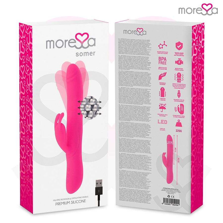 MORESSA - SOMER PREMIUM VIBRATOR MIT MEHRFACHER ROTATION