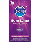 SKINS - EXTRA LARGE PREMIUM CONDOMS PACK 16