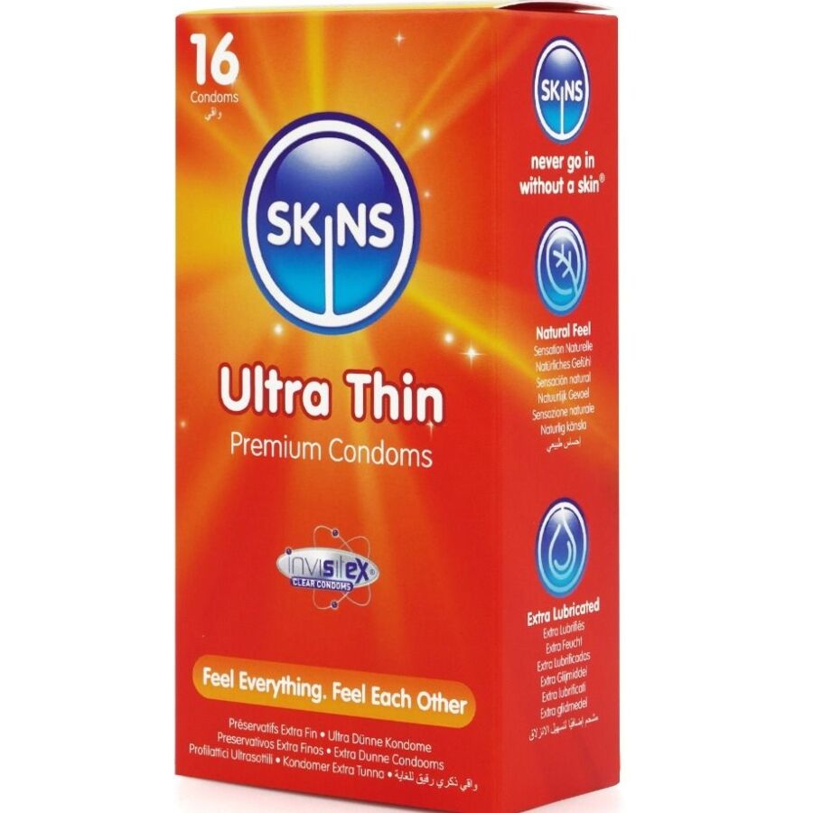 SKINS - ULTRA THIN PREMIUM CONDOMS PACK 16
