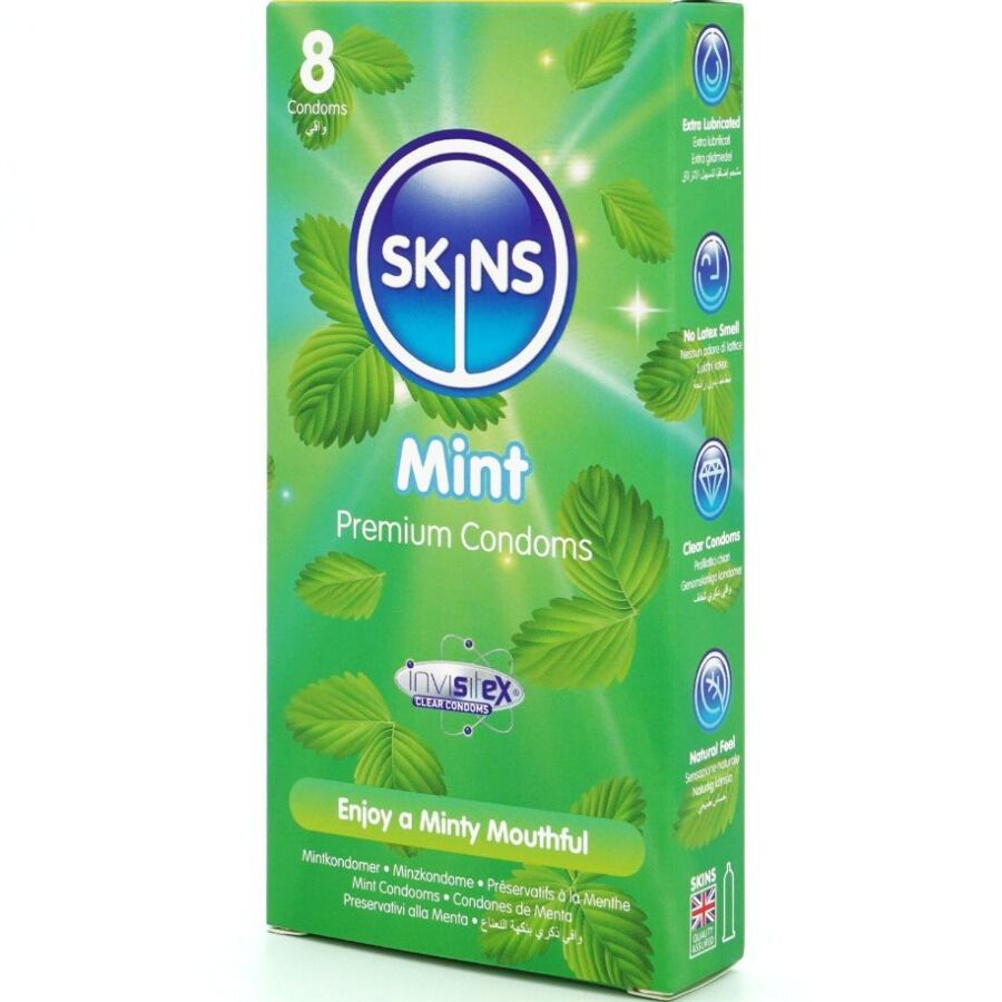 SKINS - MINT PREMIUM CONDOMS PACK 8