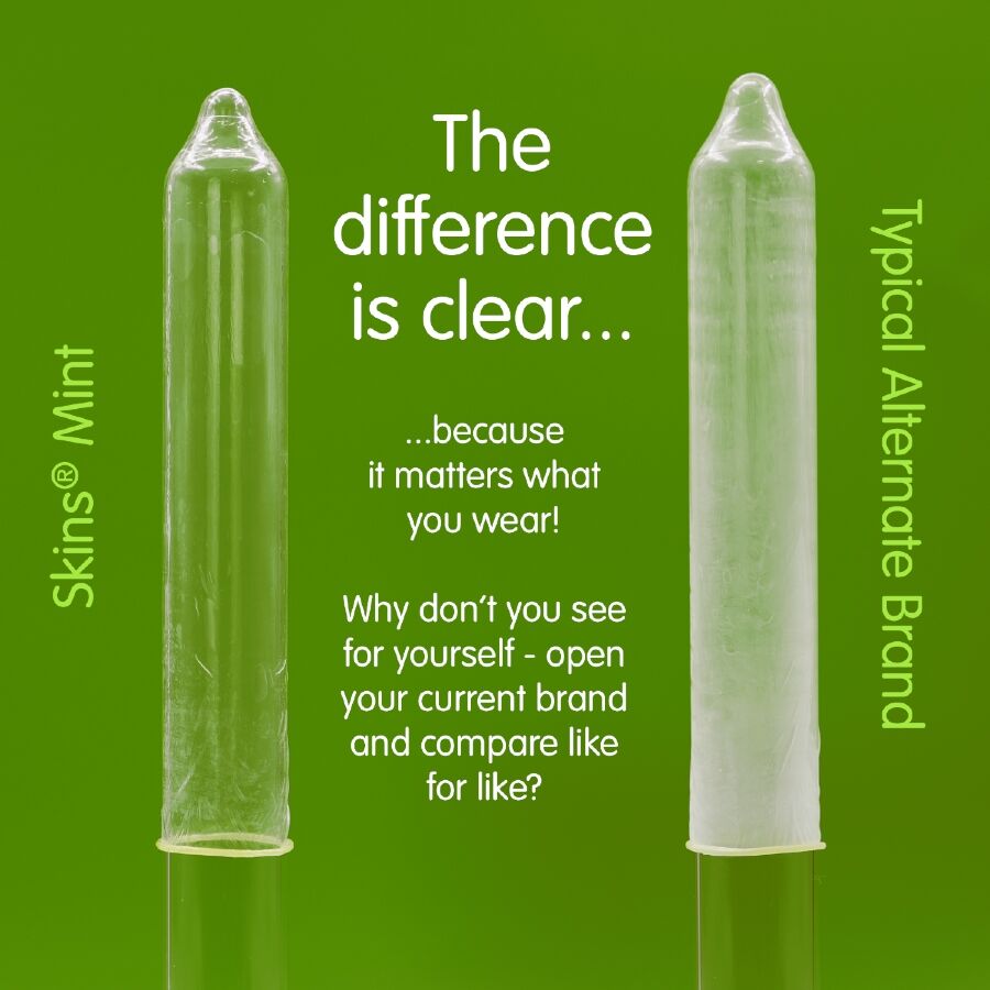 SKINS - MINT PREMIUM CONDOMS PACK 8