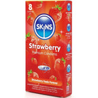 SKINS - STRAWBERRY PREMIUM CONDOMS PACK 8