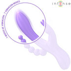 INTENSE - MIKO DREIFACHVIBRATOR RABBIT &amp; STIMULATOR &amp; ANAL 7 VIBRATIONEN LILA