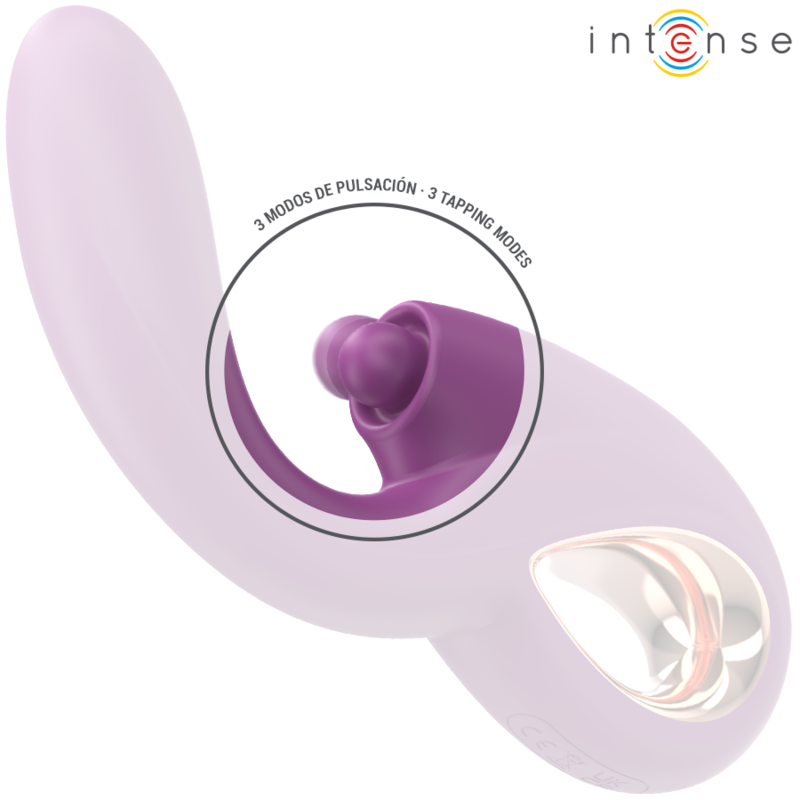 INTENSIV - LALI MULTIFUNKTIONS-G-PUNKT-VIBRATOR TAPPING &amp; STOSS &amp; VIBRATION LILA