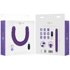 INTENSE - GUNTER DILDO DOUBLE VIBRATOR 40 CM PURPLE REMOTE CONTROL