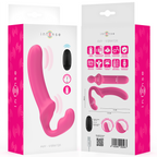 INTENSE - AMY DOUBLE VIBRATOR 20 CM PINK REMOTE CONTROL