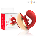 INTENSE - MARIAH VIBRATOR &amp; STIMULATOR IN U-FORM 10 VIBRATIONEN ROT
