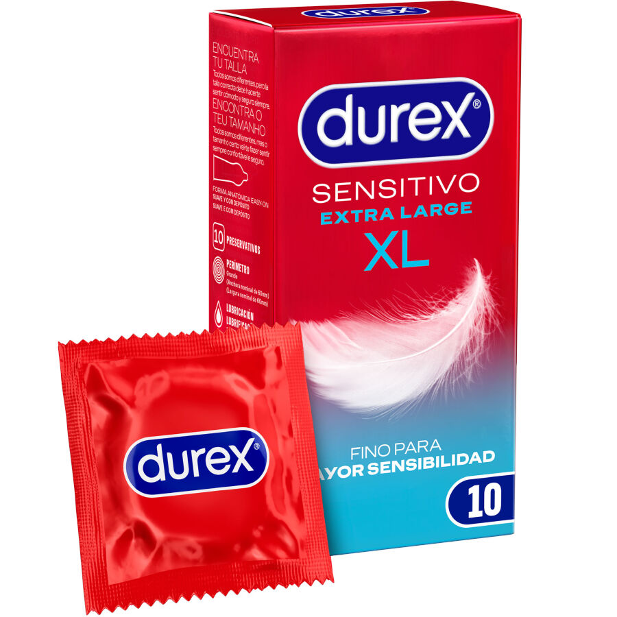 DUREX - SENSITIVE XL CONDOMS 10 UNITS