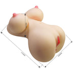 CRAZY BULL - FIONA REALISTISCHER WEIBLICHER TORSO VAGINA UND ANAL 7,1 KG