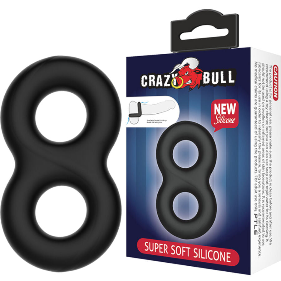 CRAZY BULL - DOUBLE INFINITY SILICONE RING