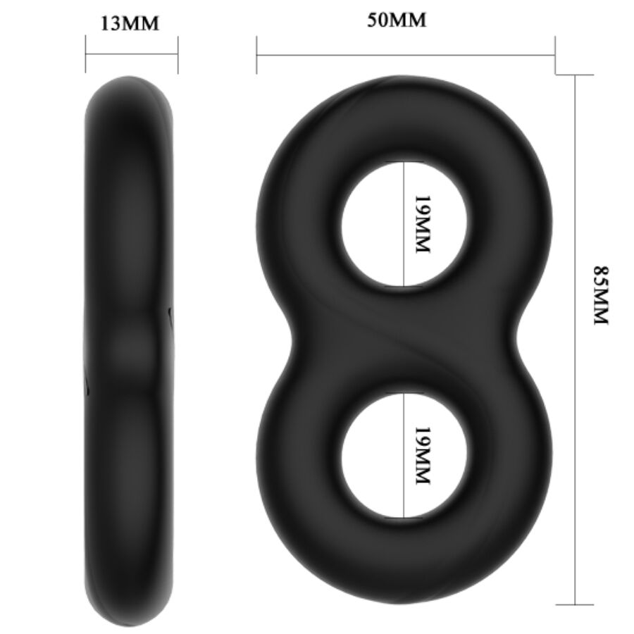 CRAZY BULL - DOUBLE INFINITY SILICONE RING