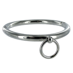 METALL HART - BDSM HALSKETTE MIT RING 10CM