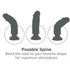KING COCK - VIBRATORE IN CARNE DA 20,32 CM