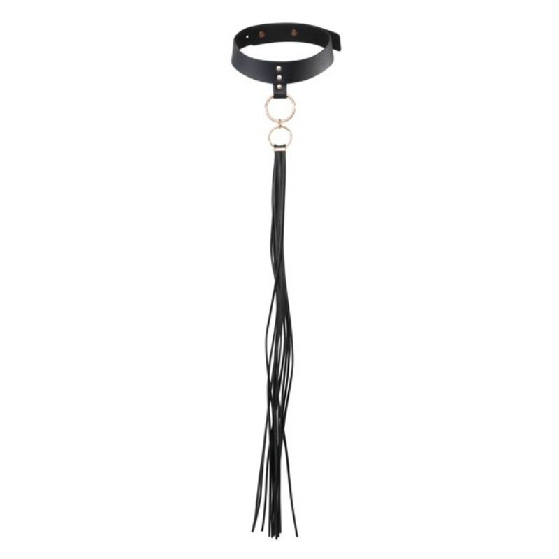 BIJOUX INDISCRETS MAZE – QUASTEN-Halsband SCHWARZ