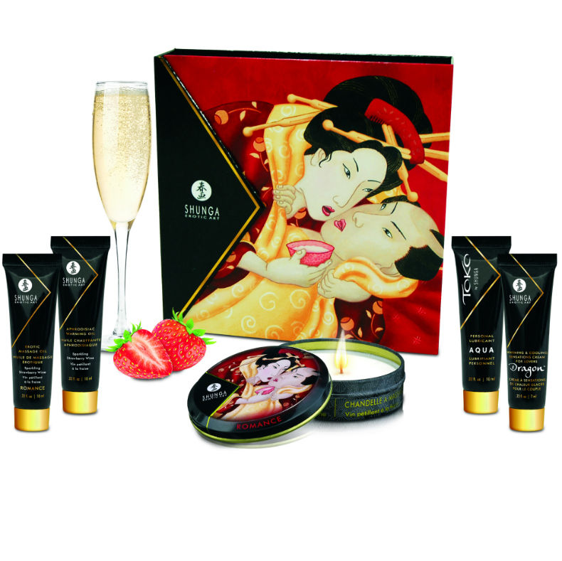SHUNGA – SECRET GEISHA ERDBEEREN UND CAVA KIT