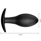 PRETTY LOVE - DILDO ANALE IN SILICONE CON ANCORA 8.5 CM NERO