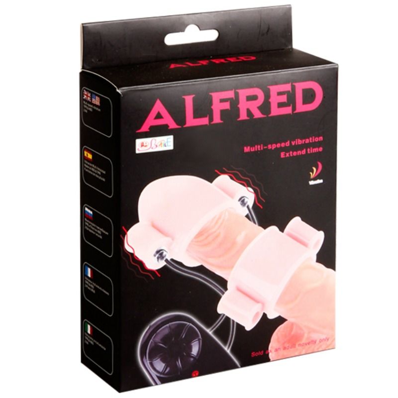 BAILE - ALFRED PENIS VIBRATOR ABDECKUNGEN MIT KONTROLLE