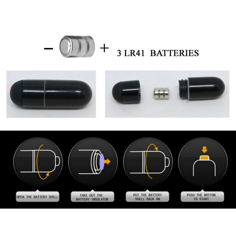 BAILE - BRAVE MAN PENISCOVER MIT KANINCHEN SCHWARZ 16,5 CM