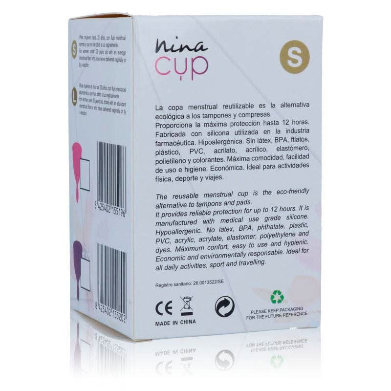 NINA KIKÍ - 粉色月经杯 - S码
