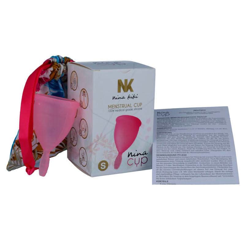 NINA KIKÍ - 粉色月经杯 - S码