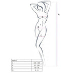 PASSION - WOMAN BS014 WHITE BODYSTOCKING ONE SIZE