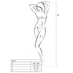 PASSION - WOMAN BS017 BODYSTOCKING BLACK ONE SIZE