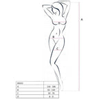 PASSION - WOMAN BS032 BODYSTOCKING BLACK ONE SIZE