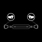 FETISH SUBMISSIVE - DOGGY STYLE HARNESS WITH NOPRENE LINING