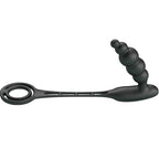 PRETTY LOVE - PENIS RINGS WITH VIBRATOR PLUG
