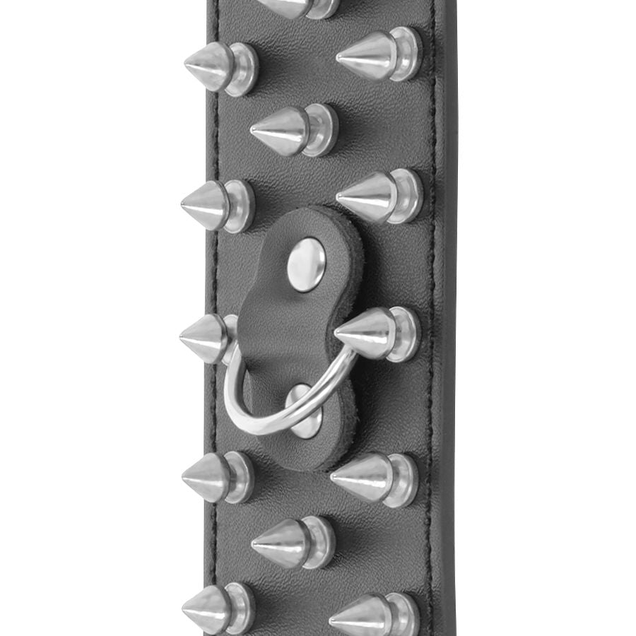 DARKNESS - SKULLS AND BONES SCHWARZE HANDSCHELLEN MIT SPITZEN