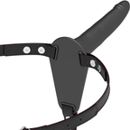 FETISH SUBMISSIVE HARNESS - BLACK SILICONE 15 CM