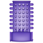 CASUAL LOVE - RING VIBRIERENDE HÜLLE LILA