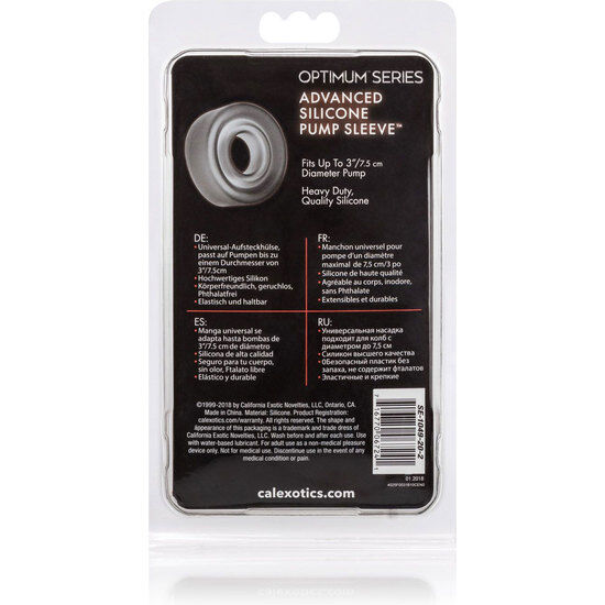 CALEXOTICS - ADV SILIKON-PUMPENHÜLLE SCHWARZ