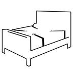 DARKNESS - BED TIES SET