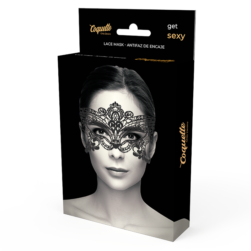 COQUETTE CHIC DESIRE - SPITZENMASKE SCHWARZ