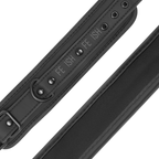 FETISCH DEVOT - FUSSMANSCHETTEN AUS VEGANEM LEDER MIT NOPRENFUTTER