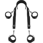 FETISH SUBMISSIVE - MASTER POSITION WITH 4 NOPRENE-LINED HANDCUFFS