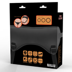 CYBER SILICOCK - STRAP-ON HARNESS MIT 3 RINGEN GRATIS