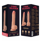 CYBER SILICOCK - FREEMAN ULTRA REALISTIC SOFT LIQUID SILICONE 20 CM -O- 3.8 CM