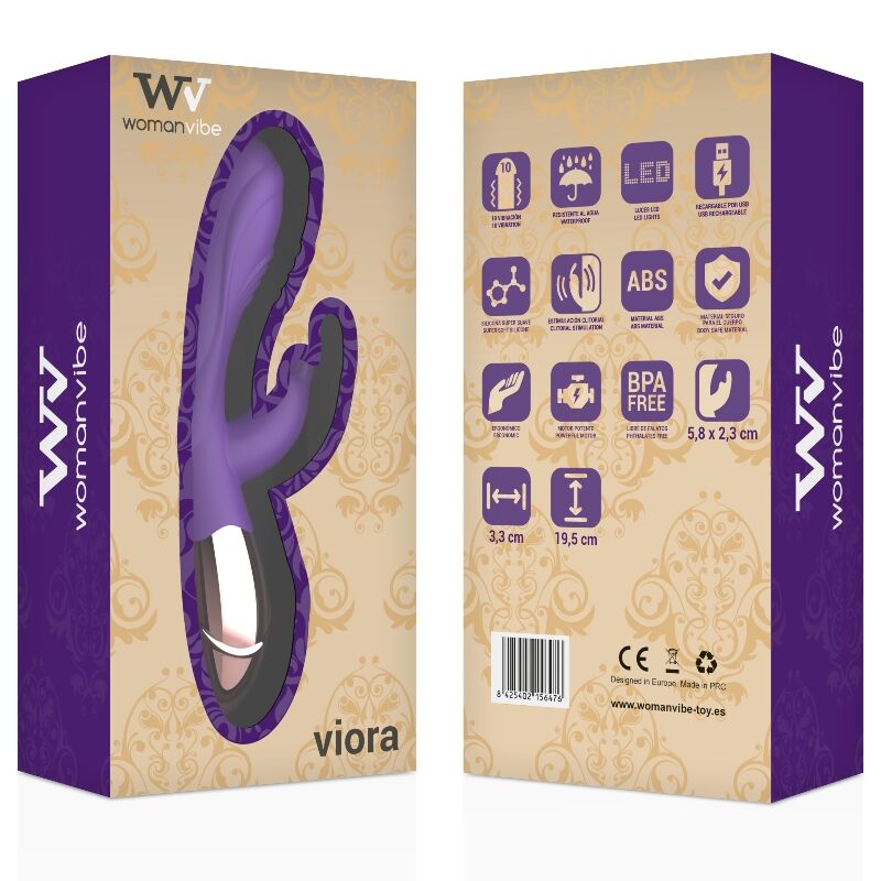WOMANVIBE - VIORA WIEDERAUFLADBARER SILIKONVIBRATOR