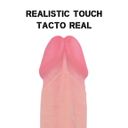 ROCKARMY - HARNESS + DUAL DENSITY TIGER REALISTIC DILDO 14 CM -O- 4.46 CM